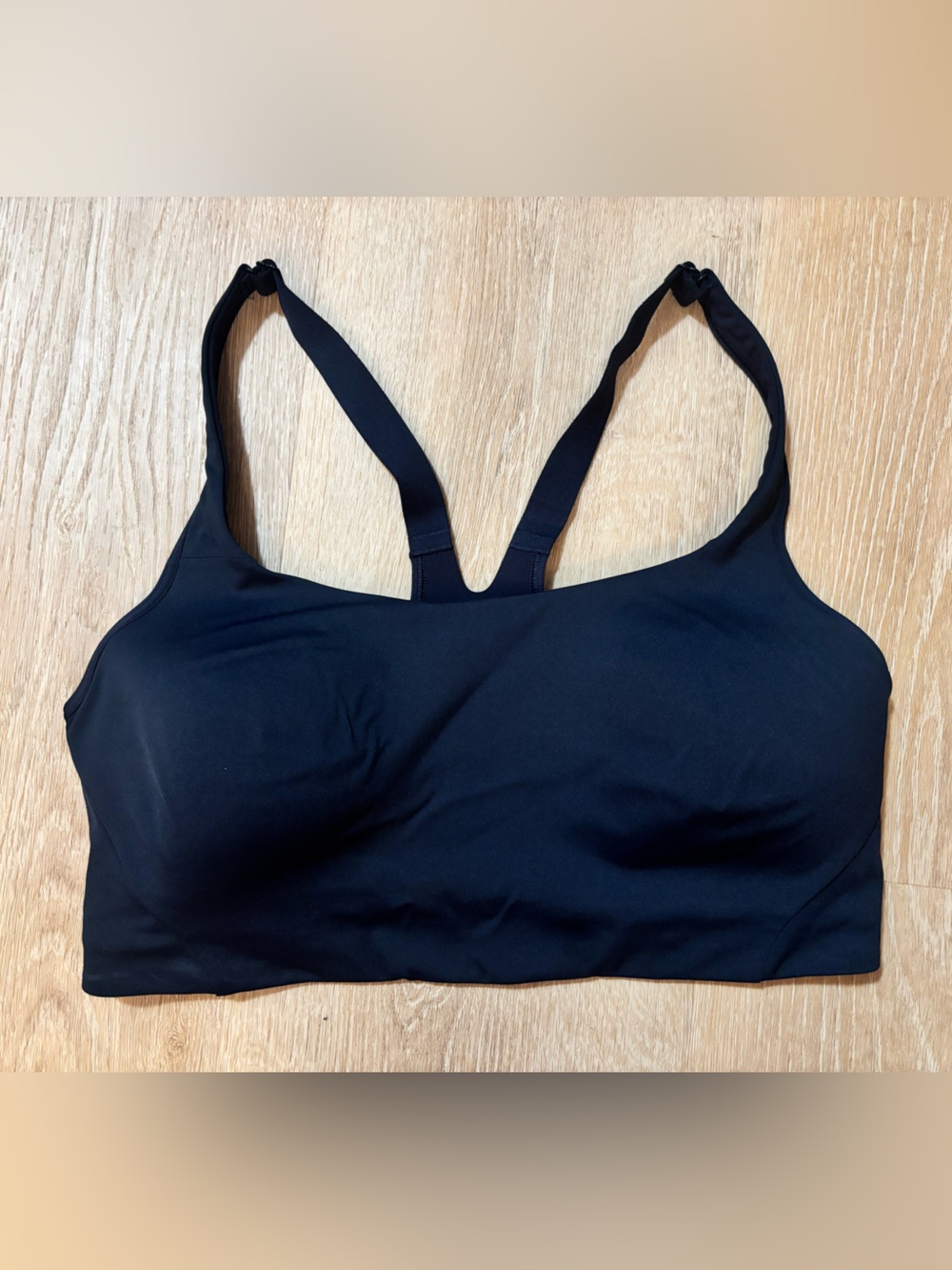 lululemon athletica Black Sports Bra with Racerback Straps